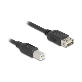 DeLOCK 81530 Usb Kabel Usb 2.0 1 m Usb B Usb A Schwarz