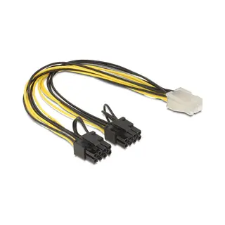 DeLOCK 83433 interne stroomkabel 0,3 m