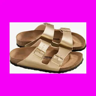 Sandals Birkenstock Arizona Birko-Flor Gold - 42