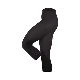 Esprit Damen Leggings Cotton Capri W Le Baumwolle Einfarbig 1 Stück, Schwarz Black 3000, 36-38