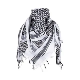 Mfh Plo Shemagh Zwart/Wit