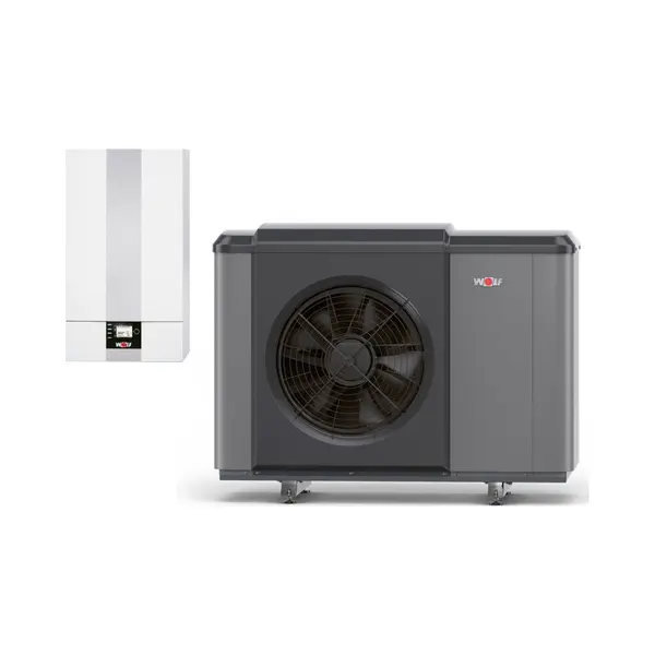 Wolf - Wärmepumpen-paket Cha-center 16 Luft-wasser Monoblock, R290, 7, 3kw Bei A7/w35, 400v, Mit Bm-2, Schlammabscheider thumbnail