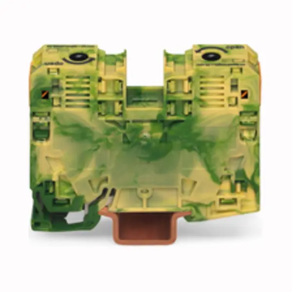 Wago 285-137 klemmenblok 2P Groen, Geel thumbnail