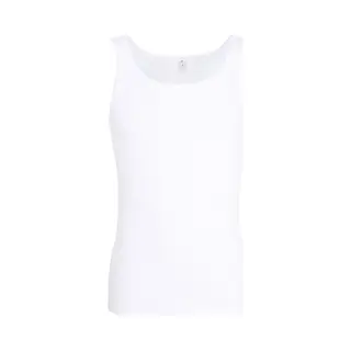 Götzburg Herren Tank-Top, Baumwolle, Feinripp, Weiß, Uni 12