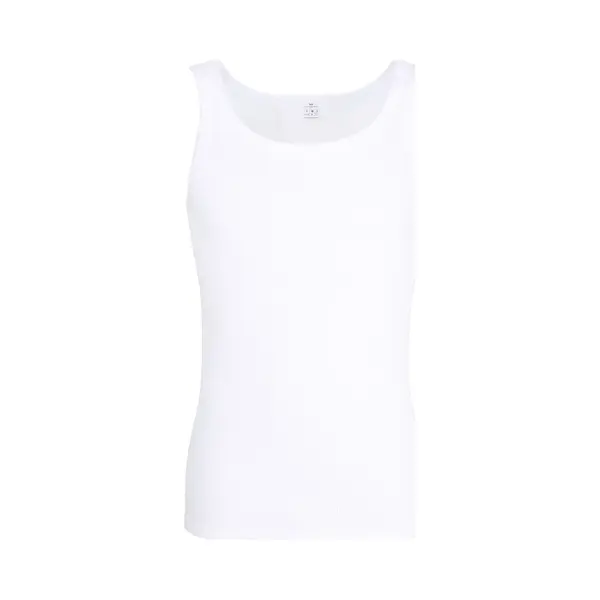 Götzburg Gotzburg Heren Singlet O-hals (1-pack) - Wit thumbnail