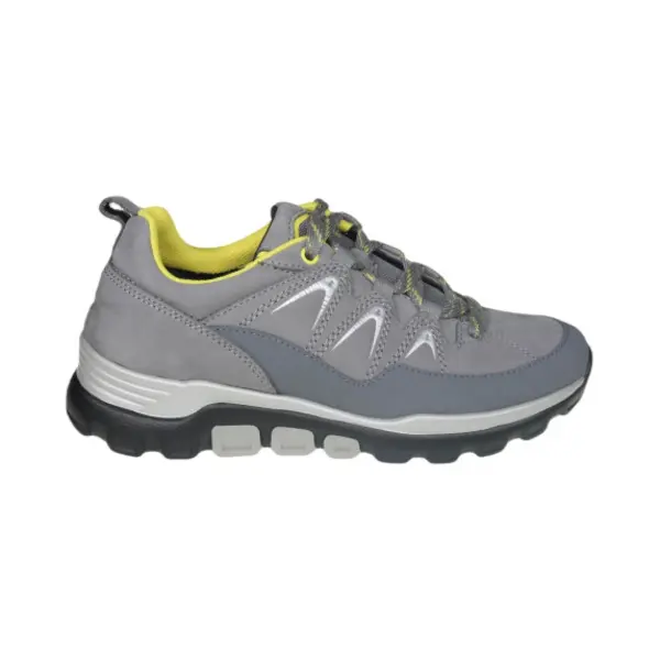 Gabor Rollingsoft Sensitive 96.925.49 - Dames Rollende Wandelsneaker - Grijs - Maat 42 (Eu) 8 (Uk) thumbnail