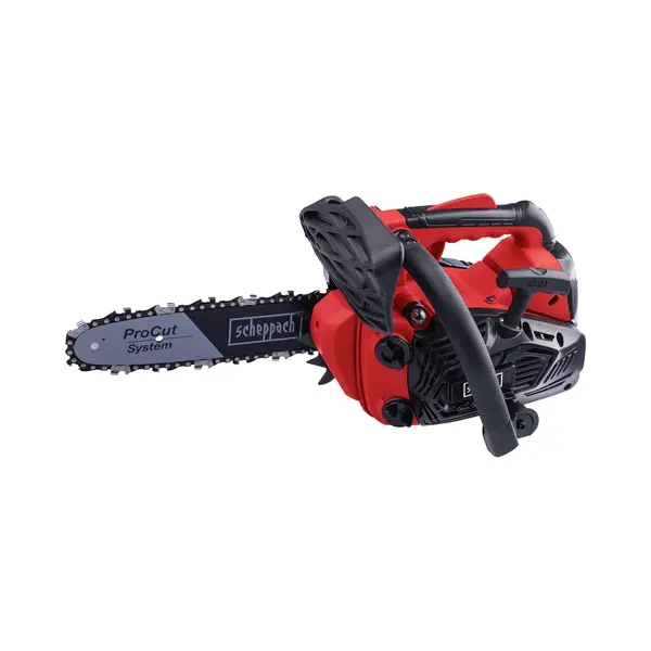 Scheppach Benzin Baumpflegesäge PCS26 Kettensäge Mit 20cm Schnittdurchmesser | 2 Takt Benzinmotor 0, 95PS Leistung | Schwertlänge 25cm | Hubraum thumbnail