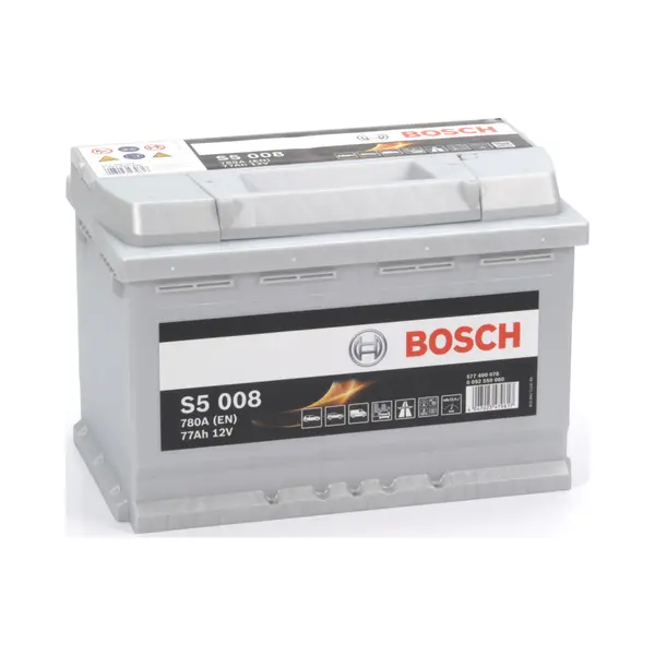 Bosch S5 008 voertuigaccu Sealed Lead Acid (Vrla) 77 Ah 12 V 780 A Auto thumbnail