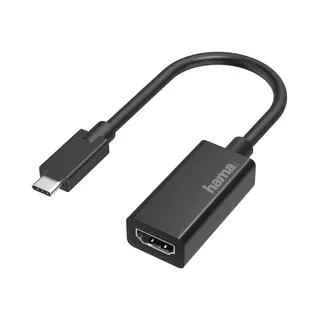 Hama 00200315 video kabel adapter Usb Type-C Hdmi Zwart