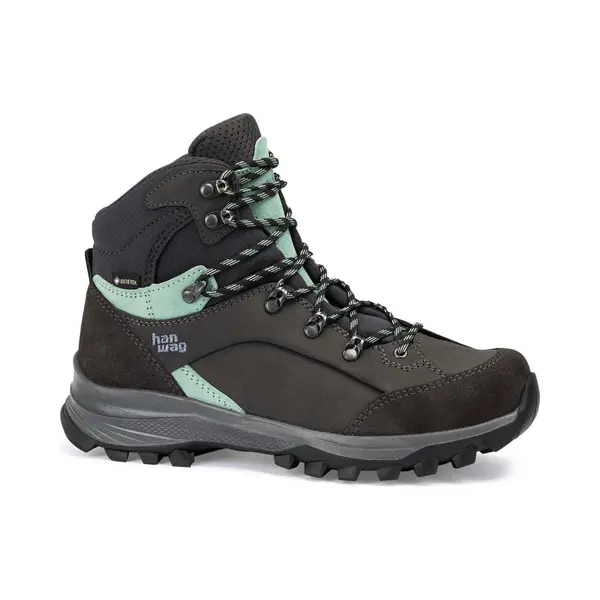 Hanwag Alta Bunion Ii Lady Gtx - Wandelschoenen Dames Asphalt / Mint 42 thumbnail
