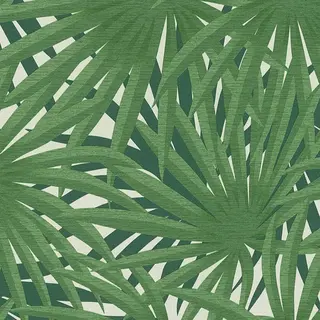 A.S. Creation Tropical Jungle Forest Leaf Leaves Textured Metallic Vinyl Wallpaper In Green