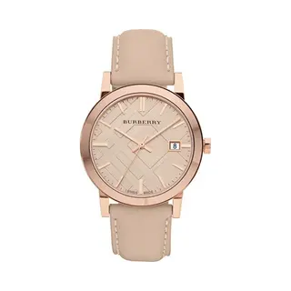 Burberry BU9014 Tan Dial Leather Strap Women's Watch