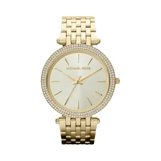 Michael Kros Michael Kors Darci MK3191 Women's Watch – 39mm Gold Dial Steel Bracelet