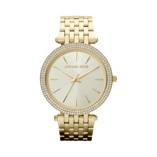 Michael Kros Michael Kors Darci MK3191 Women's Watch – 39mm Gold Dial Steel Bracelet thumbnail