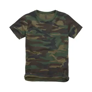 Brandit Kids T-Shirt, Farbe, Woodland, Größe, L 146