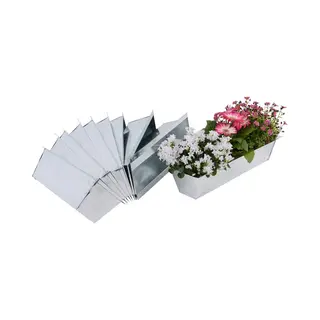 Unus® Bloembak Zink Voor Europallet En Balkonbak 38x12x9 Cm Set Van 12