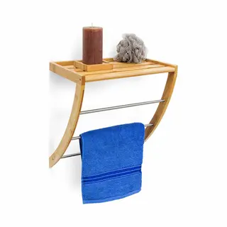 Relaxdays 10019188 Handtuchhalter & -ring
