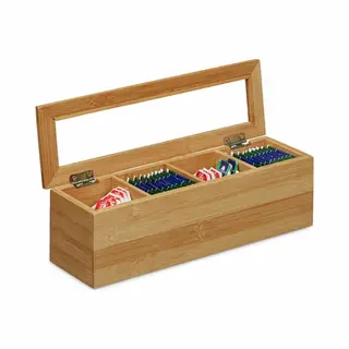 Relaxdays 10020542 tea box