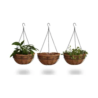 Relaxdays, Bloempot, Blumenampel (35 cm)