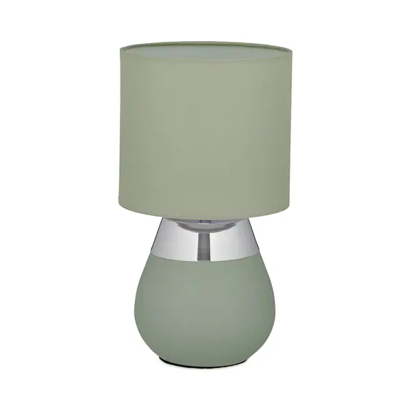 Tafellamp Slaapkamer - Ø18 Cm - Met Snoer - E14 - Groen thumbnail