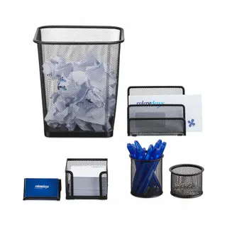 Relaxdays, Bureau-accessoire, 6st Bureau Organiser