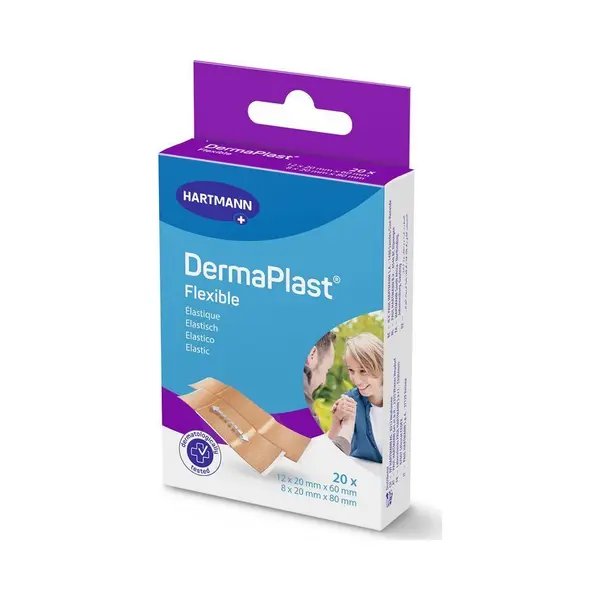 Hartmann DermaPlast Flexible 20 X 60 Mm&20 X 80 Mm | 12 + 8 Stuks thumbnail