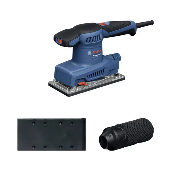 Bosch Professional Gss 20-18 A Corded Orbital Sander (with Dust Bag, Perforation Plate) thumbnail