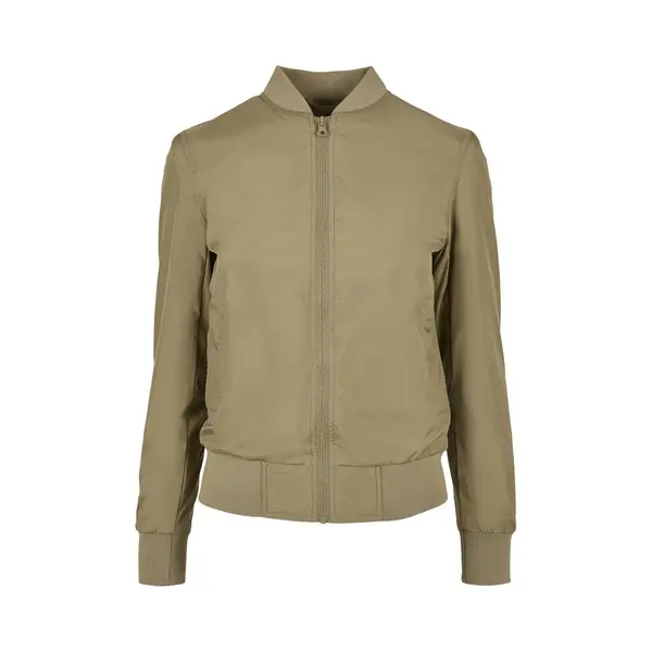 Urban Classics, Damen, Leichte Jacken, Ladies Light Bomber Jacket, Grün, Braun, (3XL) thumbnail