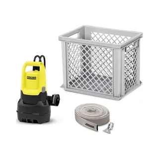 Kärcher Sp 16.000 Flood Box Vuilwater Dompelpomp - Wateropbrengst 16000 L/u - Vlakafszuiging Tot 25 Mm - Korrelgrootte Max. 20 Mm - Inclusief Box En