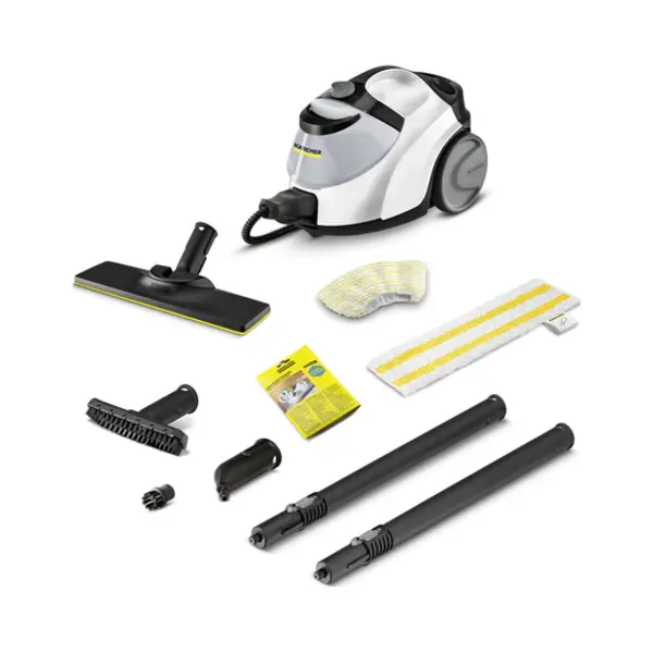 Kärcher Sc 5 EasyFix Iron Plug Zylinder-Dampfreiniger 1,5 l 2250 W Schwarz, Weiß thumbnail