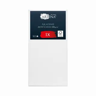 Artina Fsc® Keilrahmen Leinwand Zum Bemalen 50x100 Cm - Artina Fsc® Leinwand Bespannte Keilrahmen Leinwände Zum Malen Für Acrylfarben Canvas Weiß