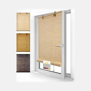 Sol Royal SolDecor B86 Rolgordijn, Bamboe, Zonder Boren, 60 X 160 Cm, Voor Ramen, Natuurlijk Hout