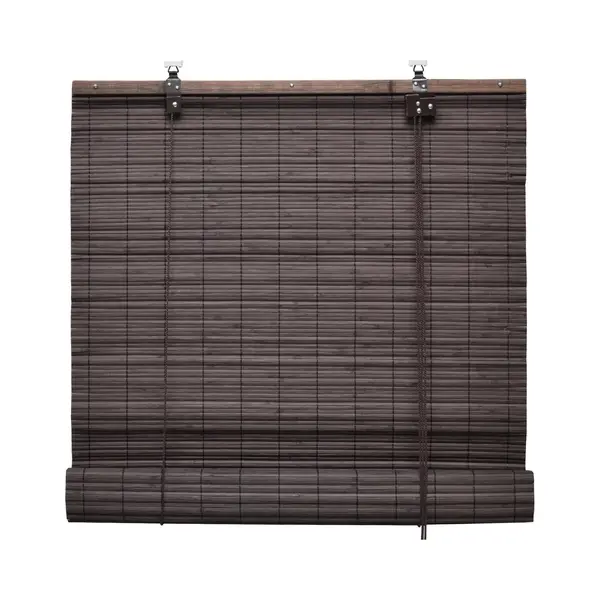 Sol Royal SolDecor B86 Rolgordijn, Bamboe, Zonder Boren, 60 X 160 Cm, Voor Ramen, Donkerbruin thumbnail