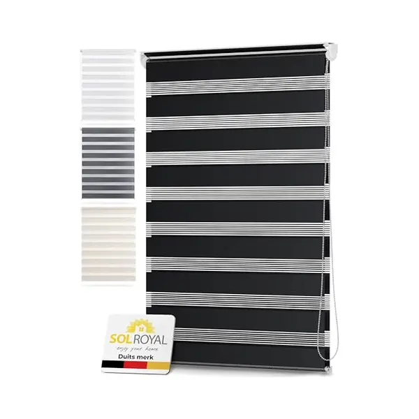 Sol Royal Doppelrollo 140 Cm Breit DL2 – Doppelrollo Klemmfix Ohne Bohren 140x150 Cm – Fensterrollo Innen Rollos Für Fenster Ohne Bohren – thumbnail