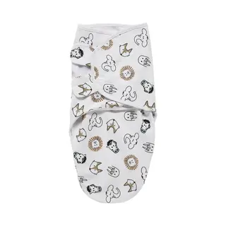 Meyco, Pucktuch + Nuscheli, Rugzak Animal - Veelkleurig - 0-3 Maanden (62 cm)