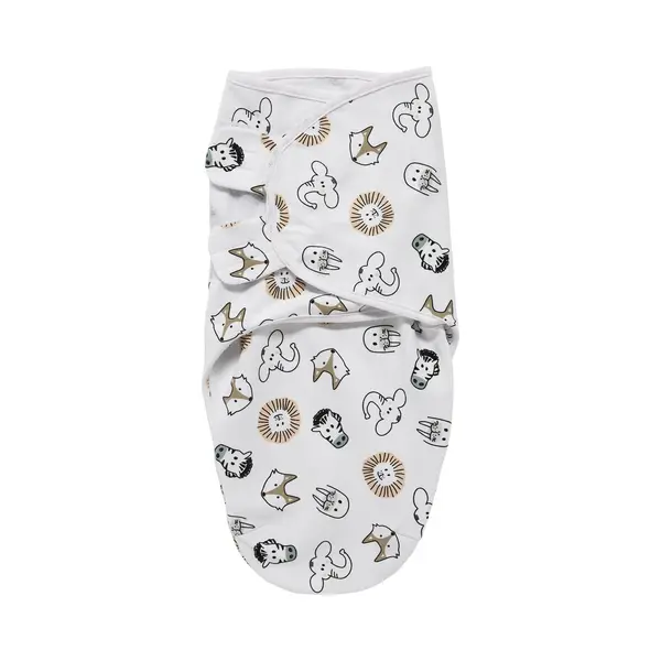 Meyco Baby Animal Swaddling Bag, First Equipment Newborn (Swaddling Cloth For Babies From 0-3 Months, Soft Sleeping Comfort, Breathable And thumbnail