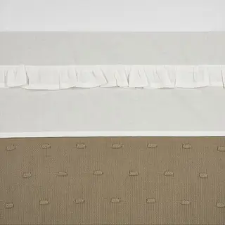Laken Babybedje Meyco Ruffle Offwhite