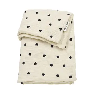 Deken Wieg Meyco Sweet Heart Soft Sand 75x100
