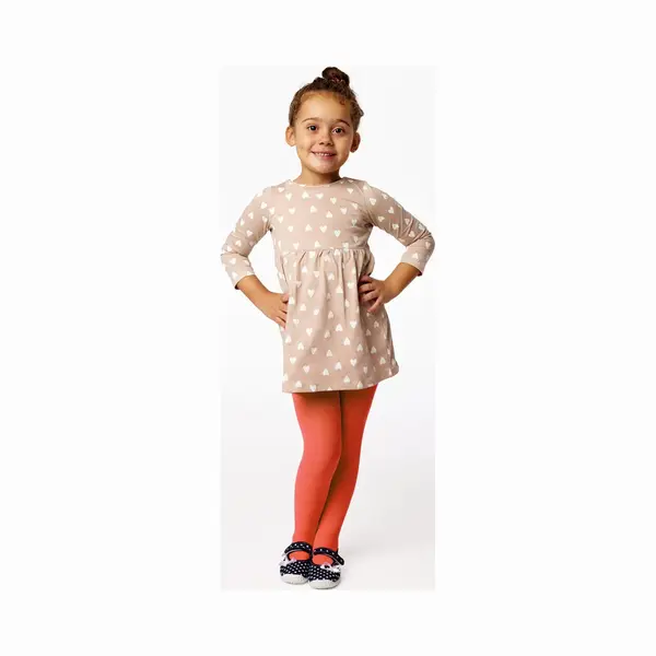 Merry Style Feinstrumpfhose Mädchen Kinder Strumpfhose Balletkleidung Mädchen Microfaser 60 Den WLSS001 (Coral-1, 128-134) thumbnail