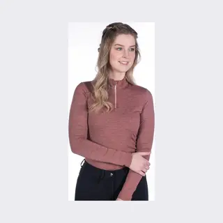 Hkm-Trainings Shirt- Lange Mouw- Maat Xl- Rose