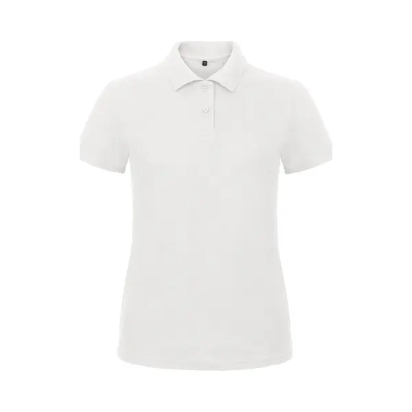 B&C, Ladies` Piqué Polo Shirt Id.001 Women PWI11, Größe, L;Farbe, White thumbnail