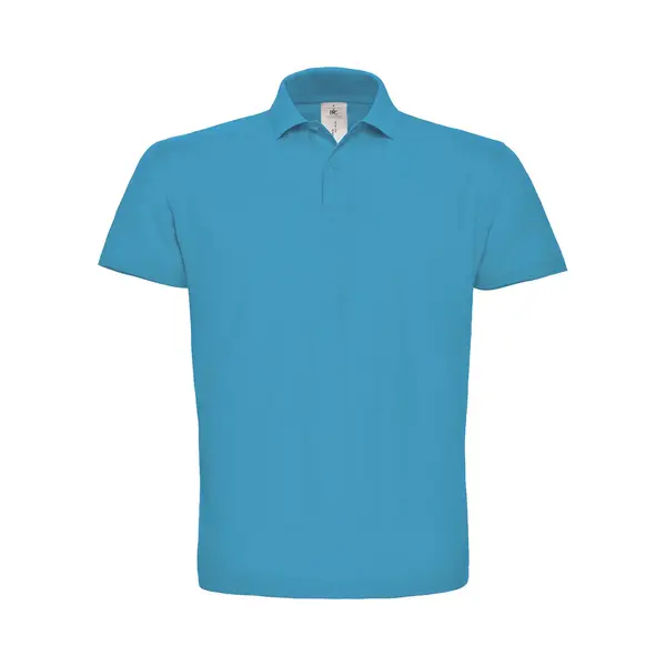 B&C Piqué Herren Polo Shirt - PUI10, Größe, S, Farbe, Atoll thumbnail