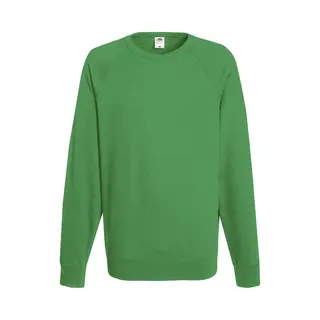 Fruit Of The Loom Sweater Raglan Sweat Ronde Hals Kelly Green Maat Xl