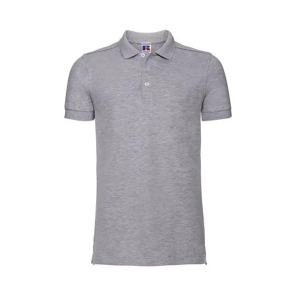 Men's Stretch Poloshirt 'Russell' Light Oxford - S thumbnail