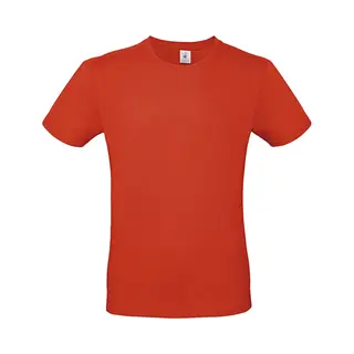 Classic E150 T-shirt B&C Collectie Vuurrood Maat M