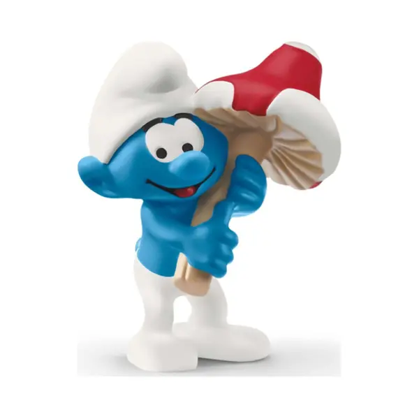 schleich De Smurfen Smurf met gelukspaddenstoel thumbnail