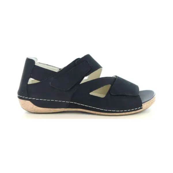Waldläufer Dames Sandalen Waldlaufer Heliett Schwarz Zwart - Maat 7 thumbnail