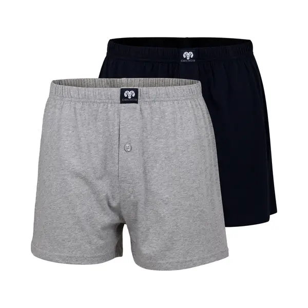 Ceceba Boxershorts Aus Baumwoll-Jersey, Doppelpack Farbe Grau Größe, 8 thumbnail