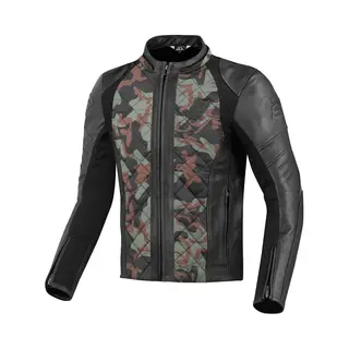 Bogotto Radic Leren / Textiele Motorjas Groen - Maat Xl - Jas