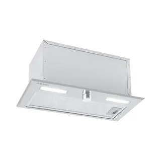Klarstein Simplica Dunstabzugshaube Einbau 52cm Abluft, 400 M³/h Led Edelstahl